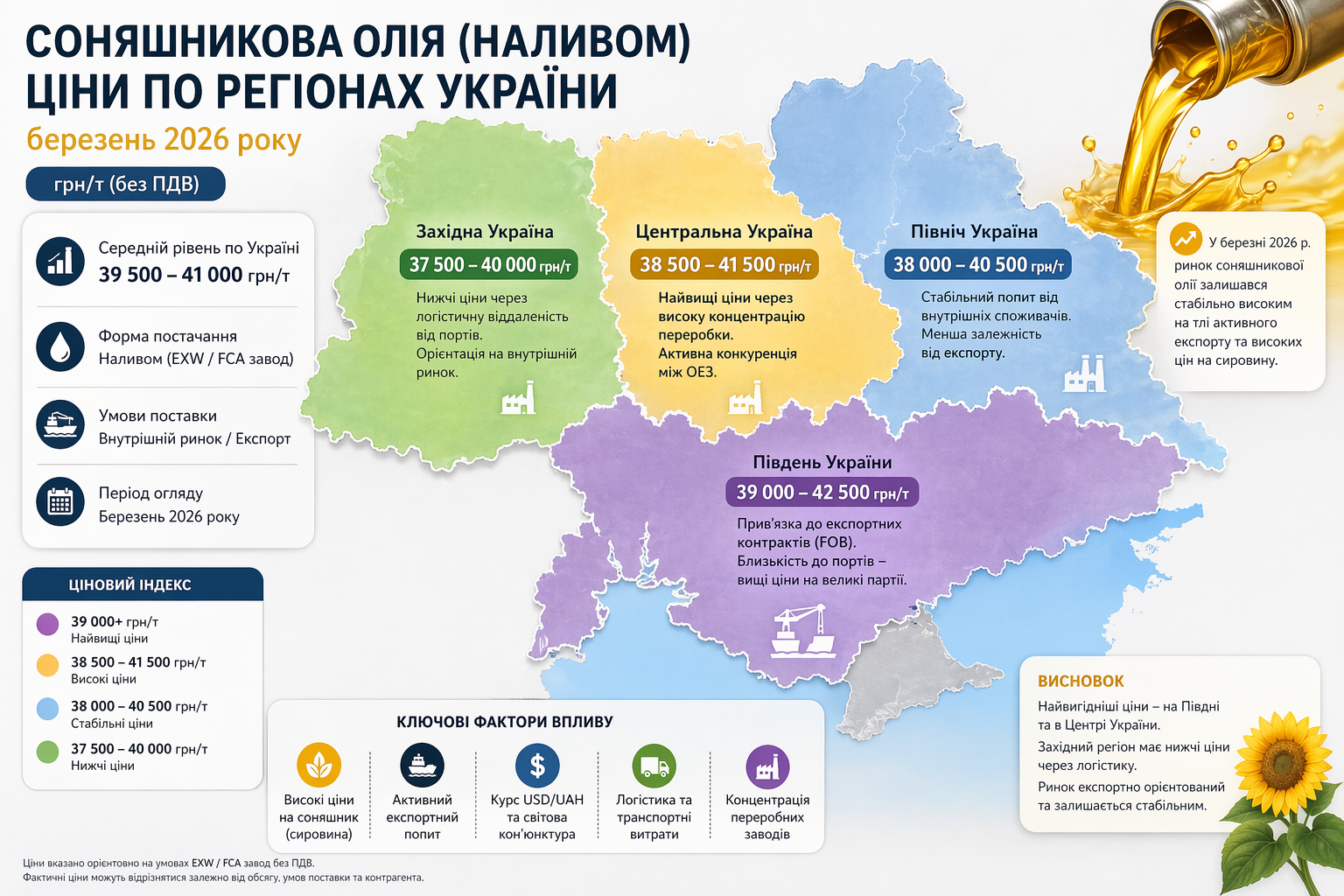 🛢️Огляд цін на соняшникову олію (наливом)